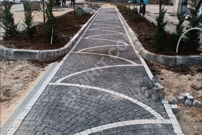 Parke taşı zemin döşeme doğal parke taşı Halil usta İzmir 