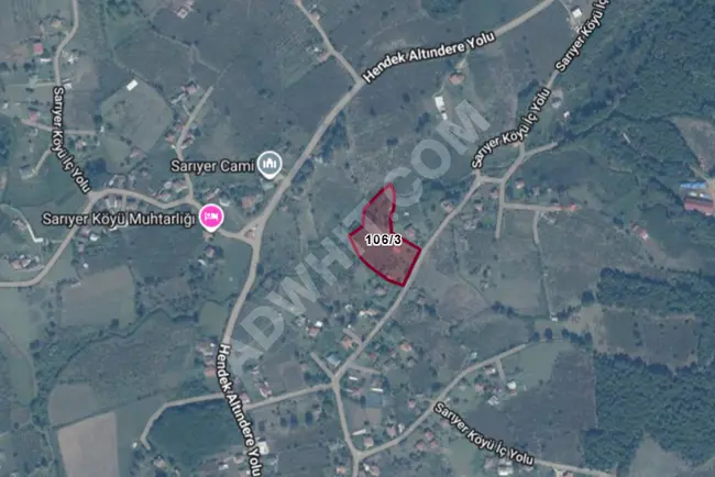 HENDEK SARIYERDE 4683 M2 TARLA İÇERİSİNDE SATILIK EV görsel 14