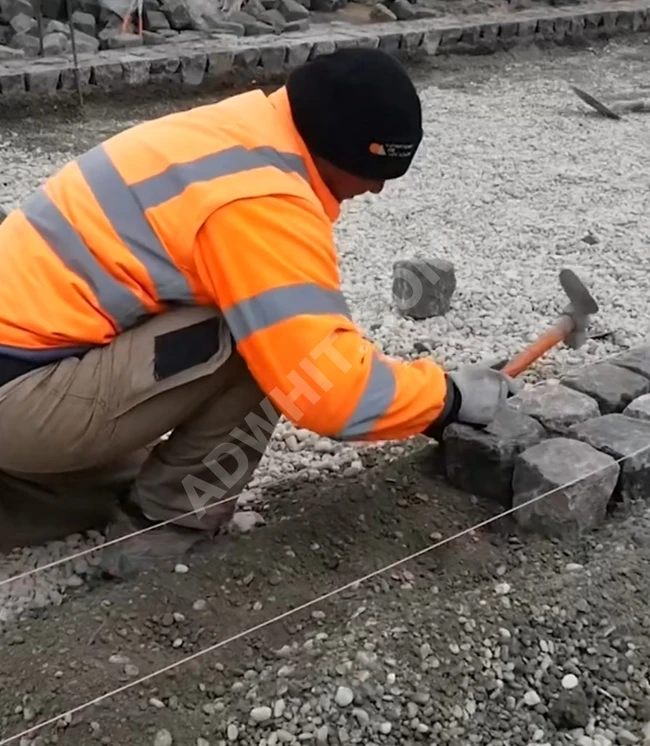Parke taşı kırma küptaş döşeme ustası Halil İzmir 