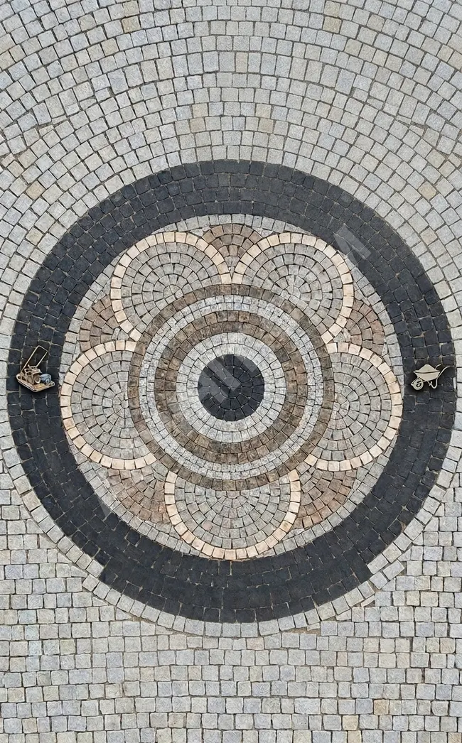 Begonite cube stone, granite cube stone, paving stone, Master Halil