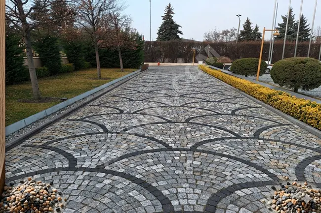 Natural split granite cube stone, begonite cube stone, master Halil