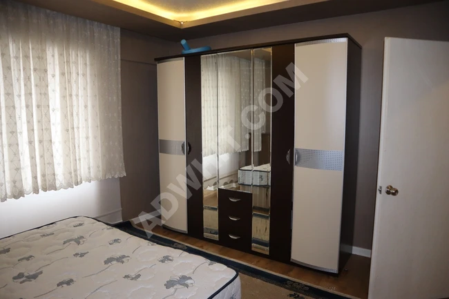 أنطاليا - كونيالتي شقة مفروشة بالكامل 3+1 ضمن مجمع متكامل للبيع 