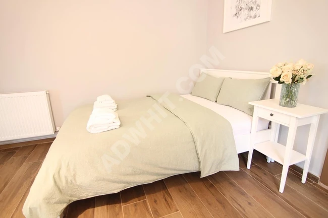 Furnished 1+0 apartment for rent behind Trump AVM