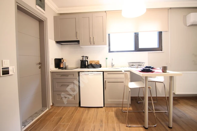 Furnished 1+0 apartment for rent behind Trump AVM