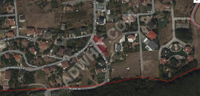 BEYKOZ ÇİFTLİK’TE 625 m² MÜSTAKİL PARSEL VİLLA İMARLI görsel 3