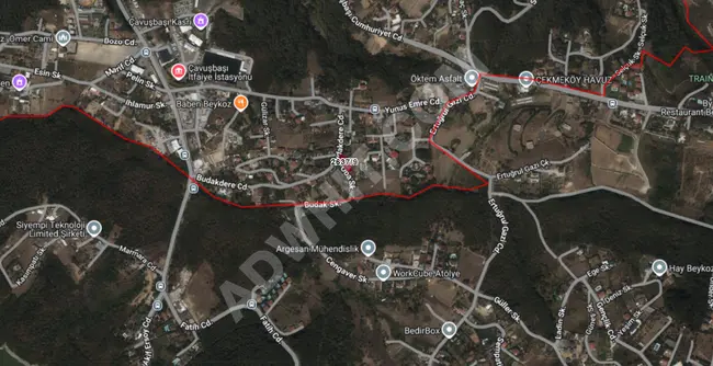 BEYKOZ ÇİFTLİK’TE 625 m² MÜSTAKİL PARSEL VİLLA İMARLI görsel 4