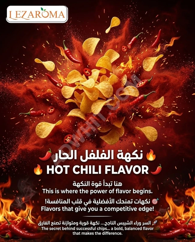 نكهات الشيبس 