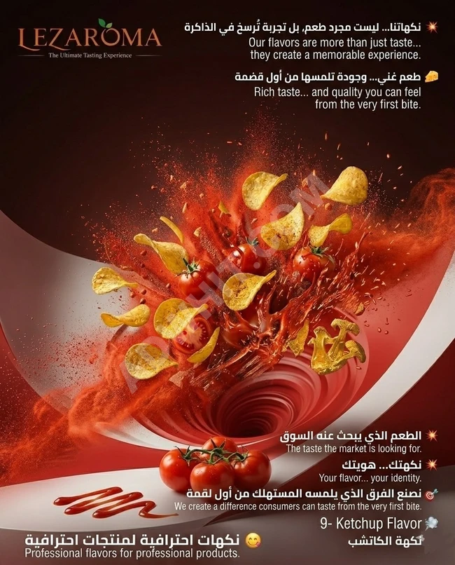 نكهات الشيبس 