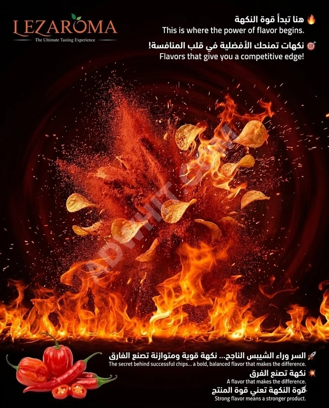نكهات الشيبس 