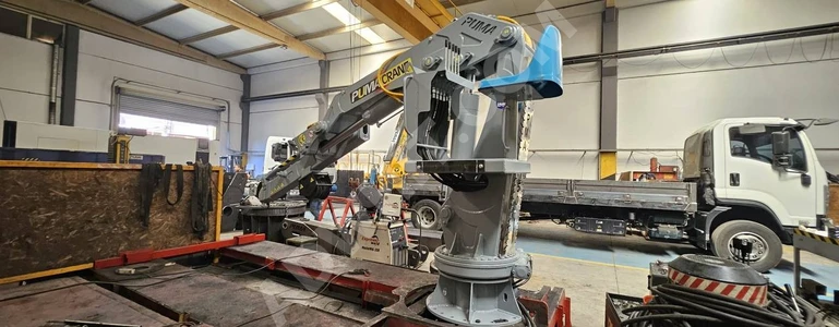 5 Ton Hidrolik Katlanır Bomlu Marin Vinç