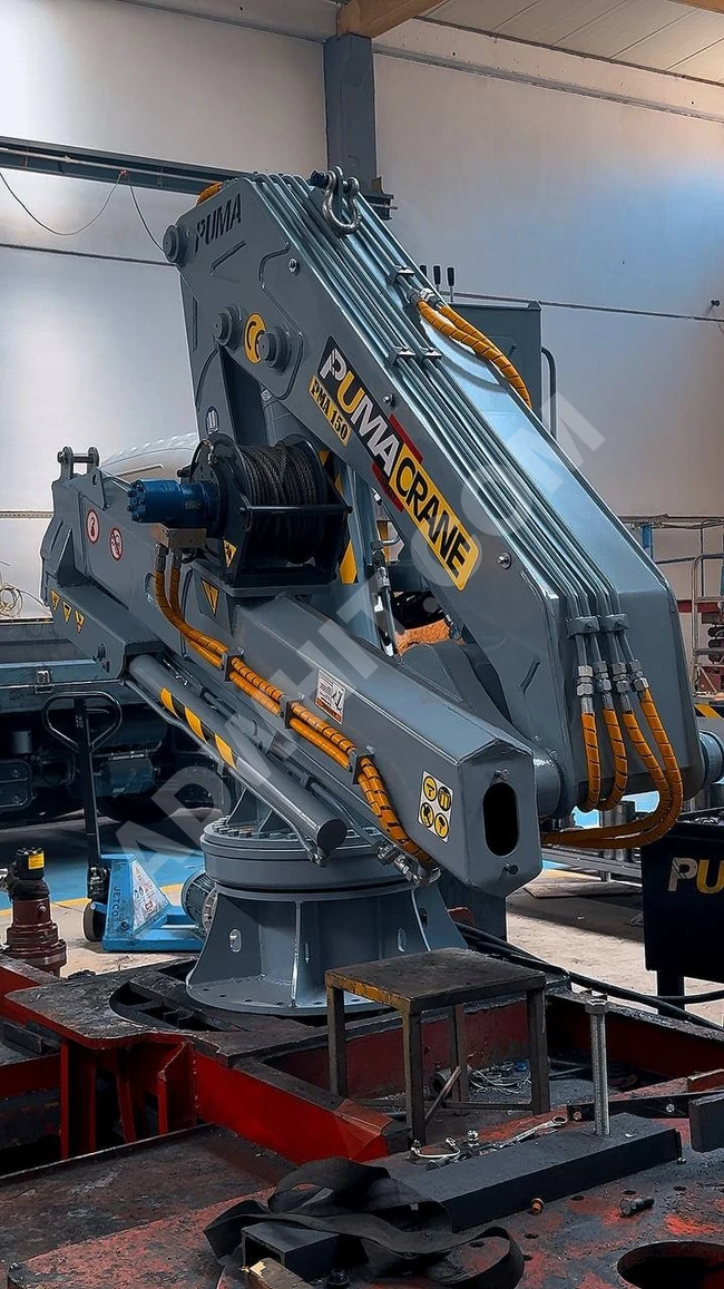 5 Ton Hidrolik Katlanır Bomlu Marin Vinç