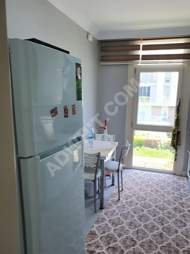 For rent: a furnished 3+1 apartment in Emlak Konut Başakşehir Evleri complex.