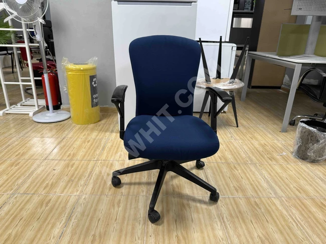 DEMİRHAN OFİS - MAVİ KUMAŞ BEKLEME KOLTUĞU MİSAFİR KOLTUĞU