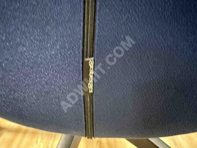 DEMİRHAN OFİS - MAVİ KUMAŞ BEKLEME KOLTUĞU MİSAFİR KOLTUĞU