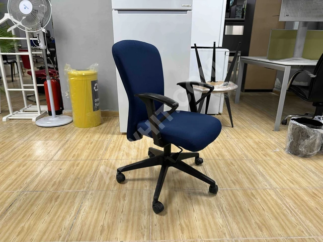 DEMİRHAN OFİS - MAVİ KUMAŞ BEKLEME KOLTUĞU MİSAFİR KOLTUĞU