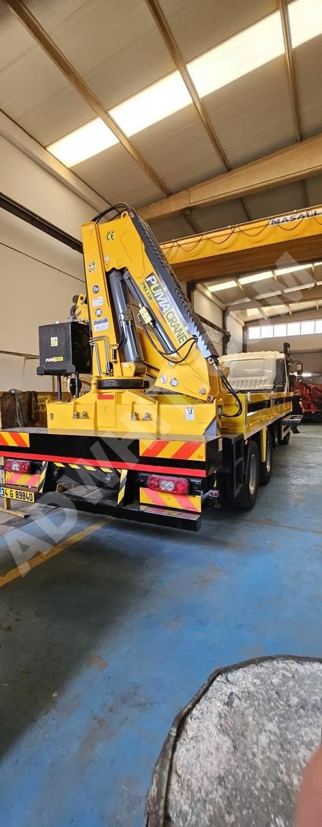 Puma Crane 5 Ton Hidrolik Tam Katlanır Kamyon Üstü Vinç