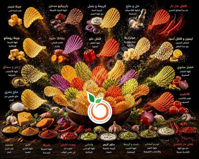 نكهات الشيبس 