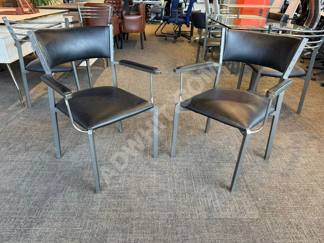 DEMİRHAN OFFICE - LEATHER GUEST WAITING MEETING OFFICE CHAIR