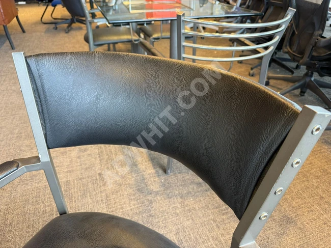DEMİRHAN OFFICE - LEATHER GUEST WAITING MEETING OFFICE CHAIR
