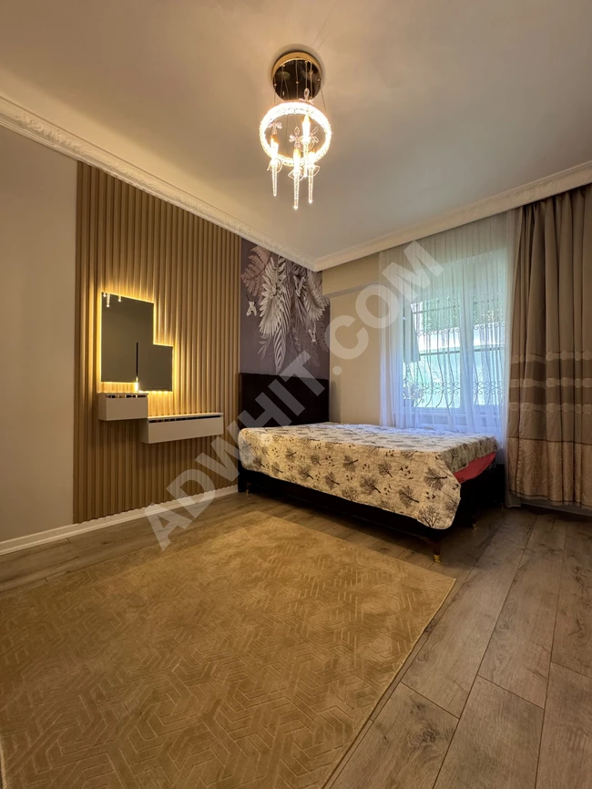 Furnished apartment with garden for sale in Beylikdüzü near the Metrobus at an attractive price.