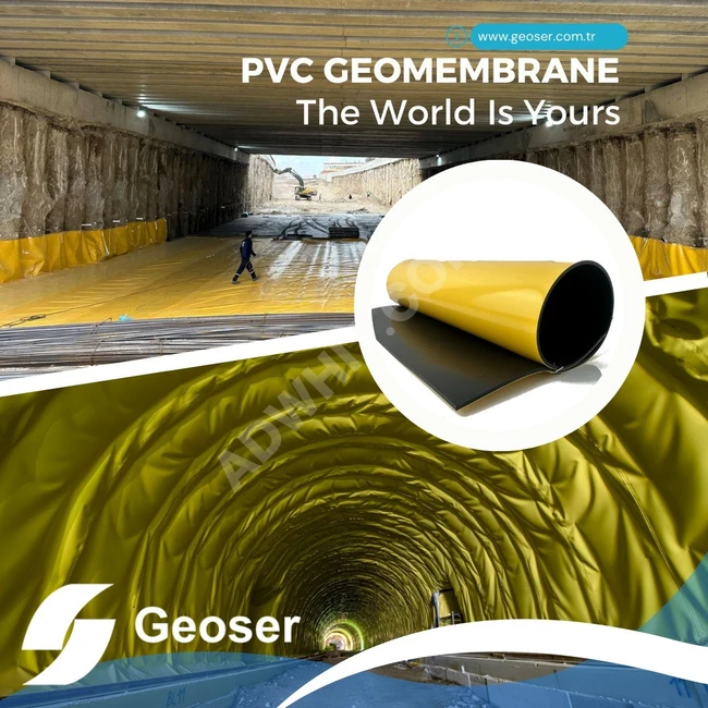 PVC Geomembrane | Turkish Manufacturer | CE Certified 