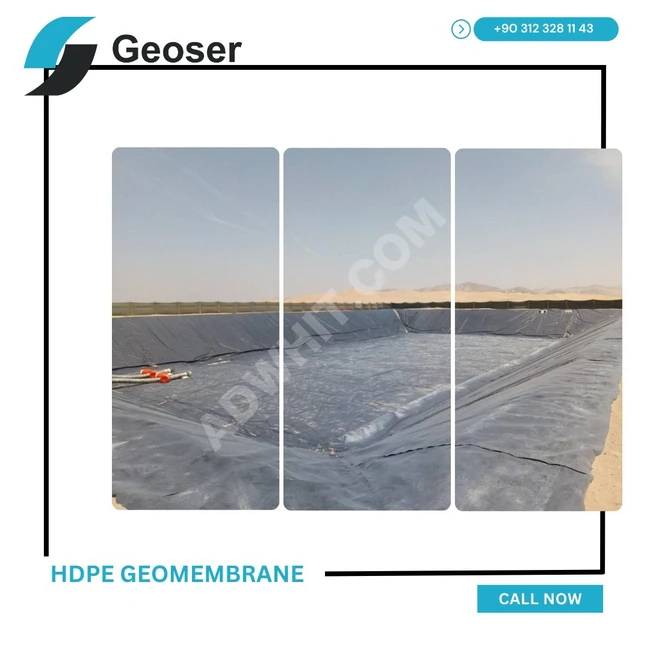HDPE Geomembrane | Turkish Manufacturer | CE Certified