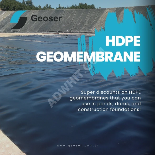 HDPE Geomembrane | Turkish Manufacturer | CE Certified