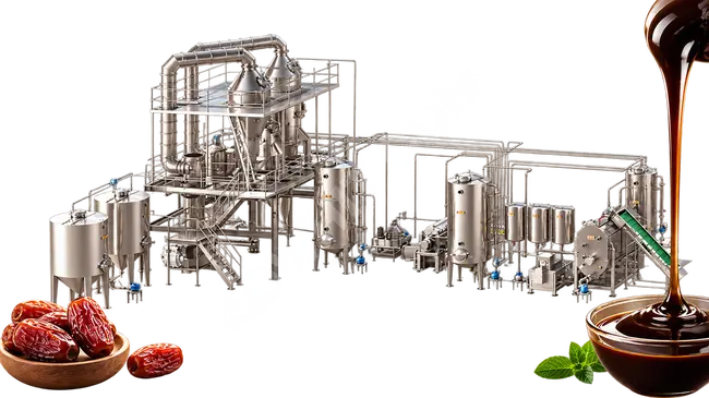 Date molasses production line