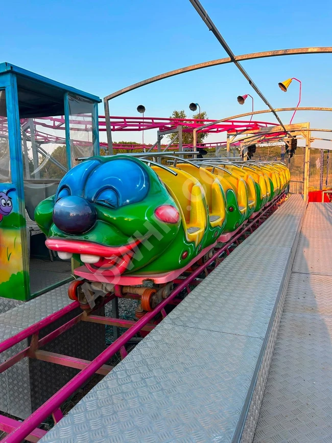 Brucomela Sürüşü. İkinci el elma kurdu treni oyunu satılıktır.