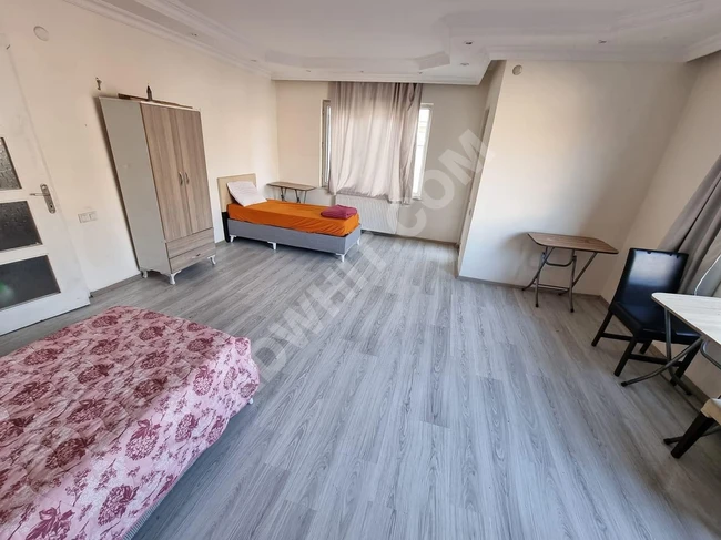 Öğrencilere özel yurtta, Avcılar İstanbul'da iki kişilik odada bir yatak.