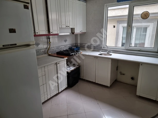 A bed in a double room in a private student dormitory / Avcılar, Istanbul