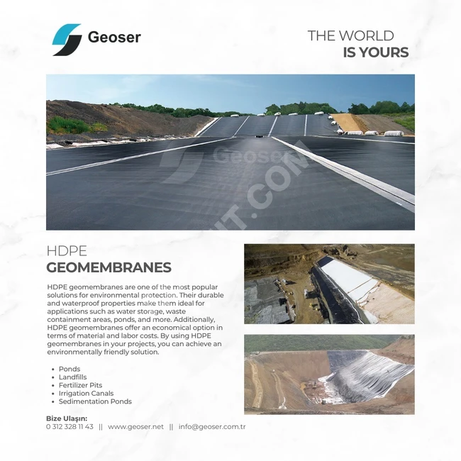 HDPE Geomembrane – High-Performance Waterproofing Solution