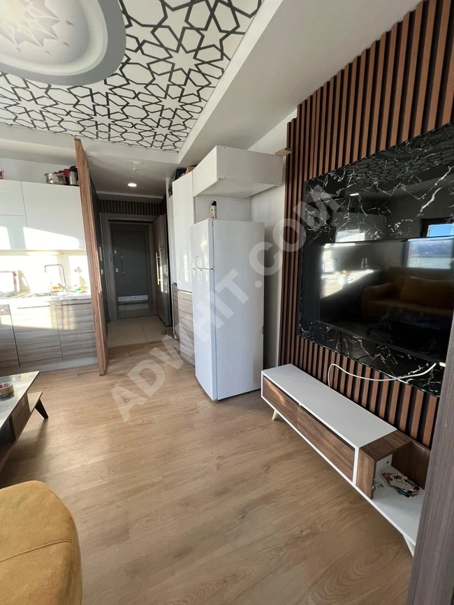 Apartment for sale in Symbol Istanbul Complex, furnished with luxurious furniture.