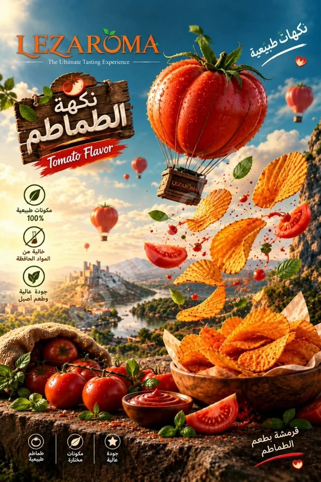 نكهات الشيبس 