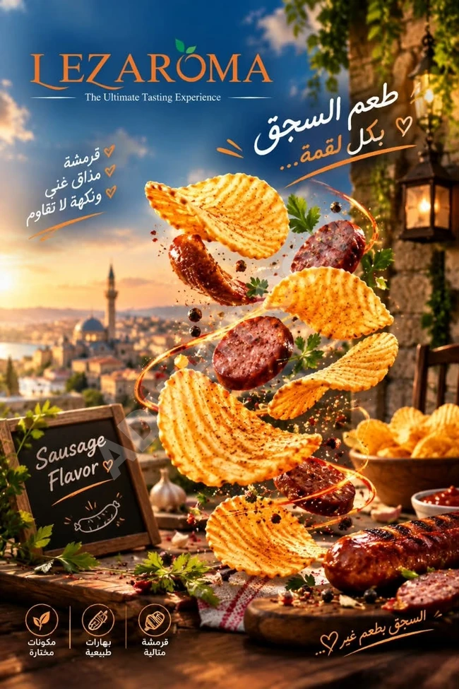 نكهات الشيبس 