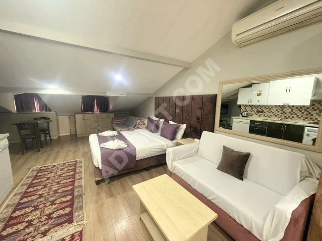 Taksim Meydana 5 Dakika Teraslı Faturalar Dahil Full Eşyalı 1+1 